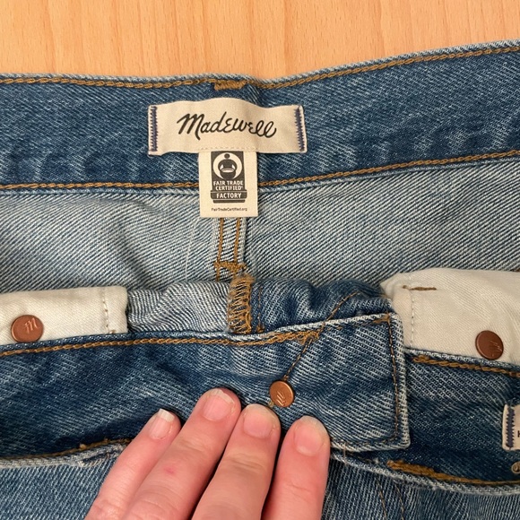 Madewell Rexlaxed Mid-length Denim Shorts - Picture 3 of 4